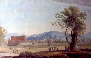 View of the Villa and Park by Italian School