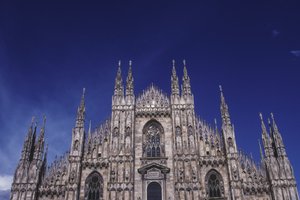 View of the West facade by Italian School