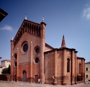 View of the facade by Italian School
