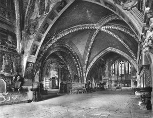 View of the Interior of the Lower Church