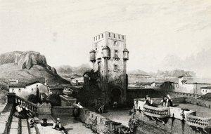 Villa Butera, Bagheria, Sicily, engraving, Italy by Italian School
