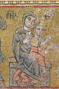 Virgin and Child, Cosmati by Italian School