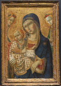 Virgin and Child Enthroned by Italian School