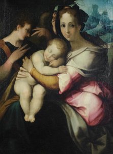 Virgin and Child, Unknown Artist from Tuscany, Mid 16th Century by Italian School