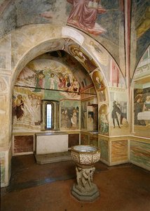 Interior of the Baptistery with Fresco Depicting Scenes from the Life of Saint John