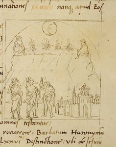 The Sages Study the Movement of the Stars to Determine the Exact Date of Passover, from Ortopascha by the Pilgrim Priscian by Italian School Italian School