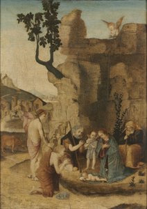 Adoration of the Shepherds by Italian School