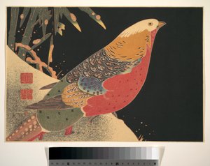 Golden Pheasant in the Snow, c.1900 by Ito Jakuchu