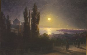 Bosporus Strait at Night