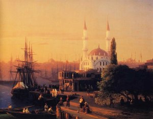 Panorama of Constantinople (detail)
