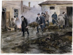 Bourgeoisie Cleaning the Stables (1920)