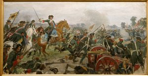 Poltava Battle in 1709