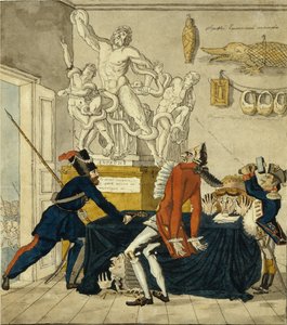 Napoleon Bonaparte Selling Stolen Goods by Ivan Ivanovich Terebenev