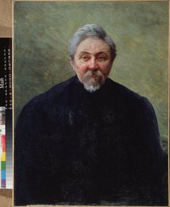Portrait of the Writer Dmitry Mamine-Sibiryak (1852-1912) by Ivan Kirillovich Parkhomenko