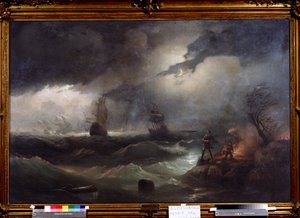Peter I (the Great) by Ivan Konstantinovich Aivazosky