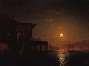Constantinople at Evening by Ivan Konstantinovich Aivazovsky
