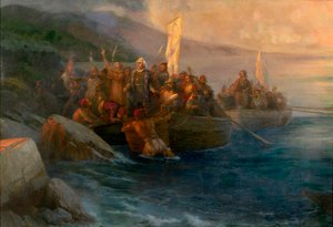 The Arrival of Explorer Christopher Columbus in America