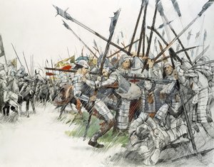 Battle of Flodden Field by Ivan Lapper