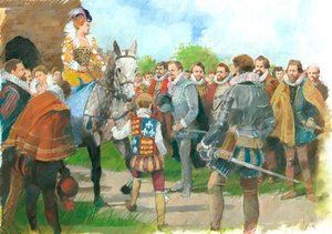 Elizabeth I Being Welcomed to Kenilworth Castle, 1570s, c. 1990-2010 by Ivan Lapper