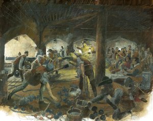 Gun Deck, Pendennis Castle by Ivan Lapper