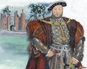 King Henry VIII of England, Based on the Portrait of Henry by Hans Holbein the Younger, UK by Ivan Lapper