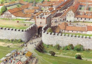 Silchester Roman City Walls, 3rd century by Ivan Lapper
