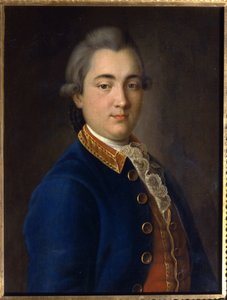 Portrait of B.V. Sheremetev in The Uniform Of The Cavalry Guard Regiment by Ivan Petrovich Argunov