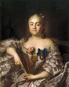 Portrait of Countess Varvara Alexeyevna Sheremetyeva 1711-1767, ca 1760