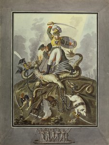 1812. Allegory, 1813 by Ivan Philippovich Tupylev