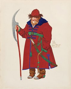 Costume Design for the Opera The Tale of Tsar Saltan by N. Rimsky-Korsakov