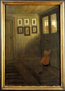 The Girl at the Door. Interior of the Artist