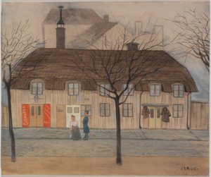 Maid and Policeman by Ivar Axel Henrik Arosenius