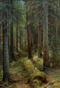In the Russian Forest by Ivan Ivanovich Shishkin