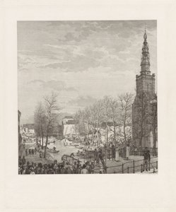 Destruction on the Steenschuur after the Leiden Gunpowder Disaster, 1807