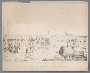View of the City of Antwerp the Day After the Bombardment, 28 October 1830