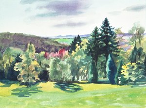 No.61 Summer, Beaufays, Liege, Belgium by Izabella Godlewska de Aranda