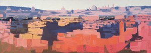Rome, View from the Spanish Academy on the Gianicolo, Sunset, 1968