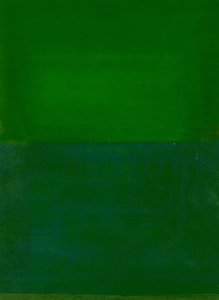 Space, Time, Motion, Green, 2010 by Izabella Godlewska de Aranda