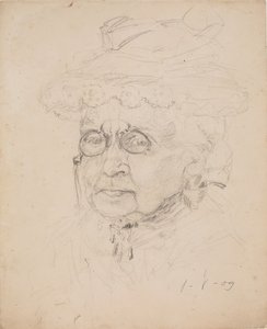 Woman with Lorgnette by J.A. Jerichau