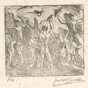 People Seeking Omens by J.A. Jerichau
