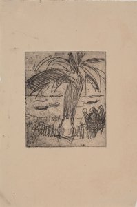 Palm by the Sea by J.A. Jerichau
