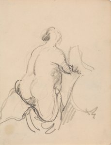 Standing Nude Woman, Seen from the Back