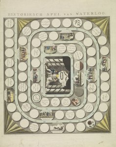 Game of Waterloo, 1815 by J.B.D. Wibmer