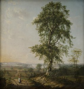 Landscape with a Big Tree by Johan Christian Dahl