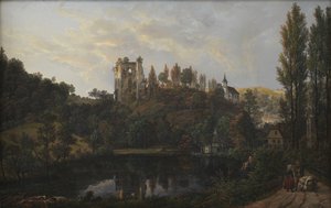 The Castle Ruin at Tharandt by Johan Christian Dahl