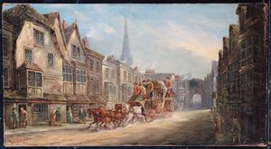 The London to Exeter Royal Mail Passing through Salisbury, 1895