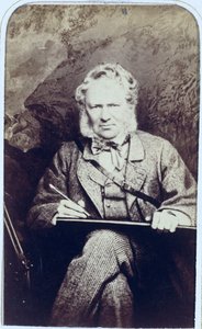Portrait of Sir Edwin Landseer (1802-73) by J.C. Watkins