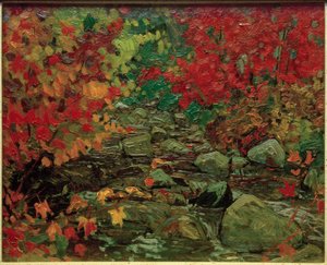 Autumn Leaves, Batchewana Wood by J.E.H. MacDonald