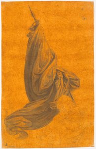 Banner and Lightly Sketched Standard-Bearer