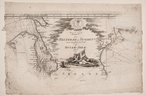 Map of the Belts and the Sound by J.F. Clemens